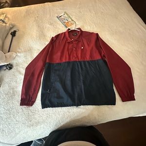 Half button windbreaker